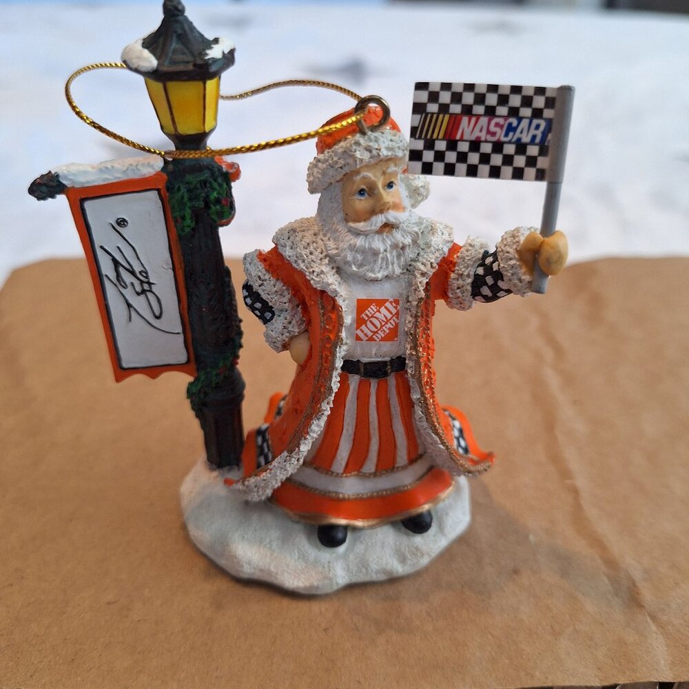 2003 Tony Stewart Home Depot Santa Ornament Second In A Limited Series